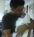 hey!that's Daddy!!:) first time he is carrying me..