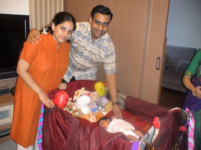 Is Daddy trying to tickle me!?!