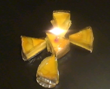 This is the cake Daddy bought for my first week birthday..