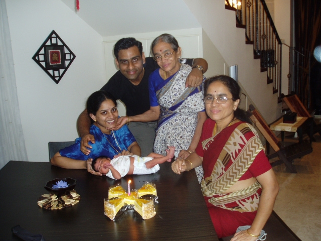 Kolu paati and Maith chitti joined me that day..all the way from Chennai