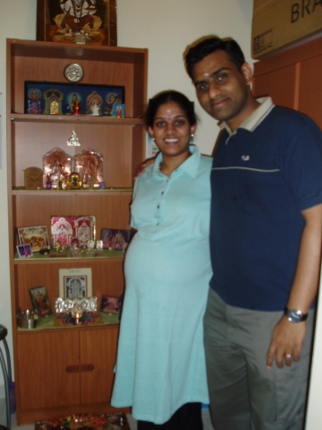 Mummy & Daddy just before they left for hospital