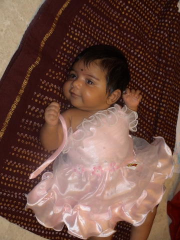 my pink frock..pretty!!:)