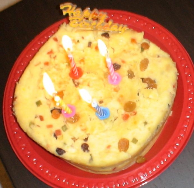 Lovely home made rich fruit cake made by Usha Pati!